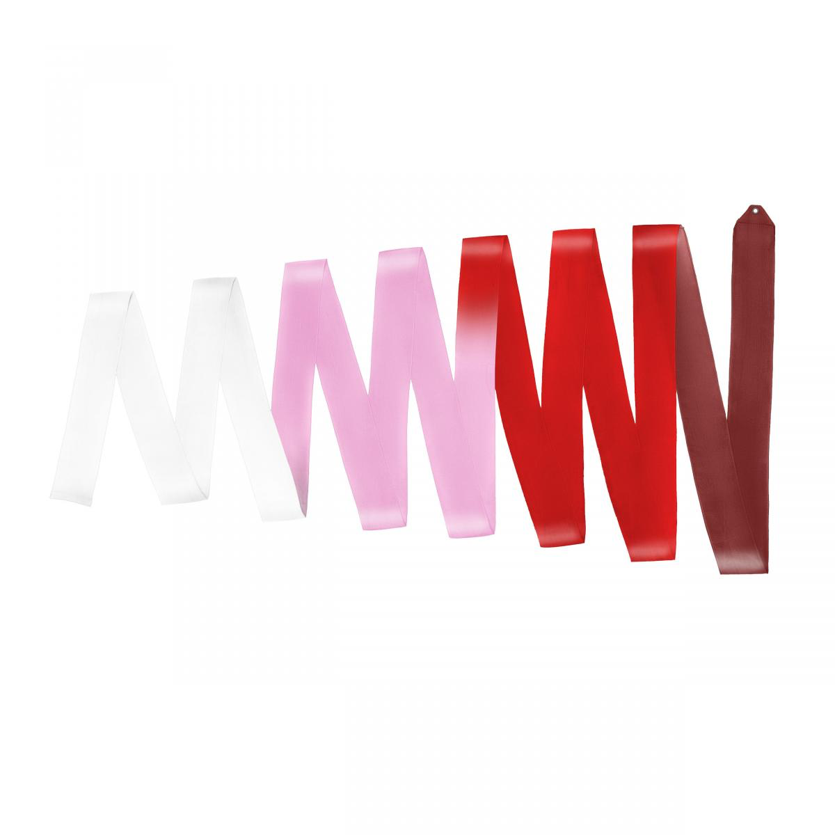 Rubans de gymnastique multicolores 5m NON FIG
