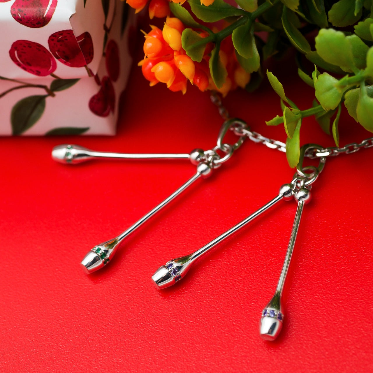 Pendentifs Massues en argent