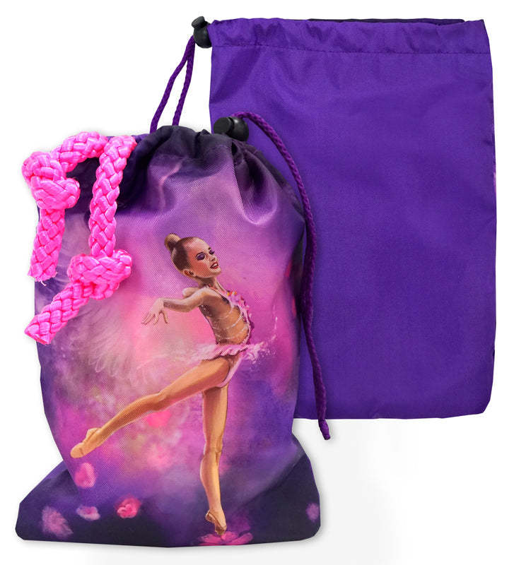 Cover for rhythmic gymnastics rope purple