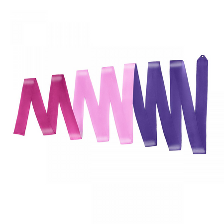 Rubans de gymnastique multicolores 5m NON FIG