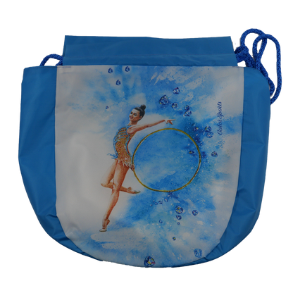 Cover for RG ball - Blue girl with hoop