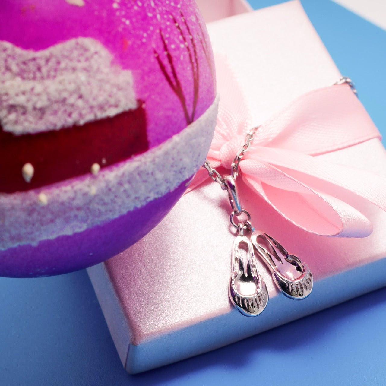 Pendentifs de demi-pointes argentés