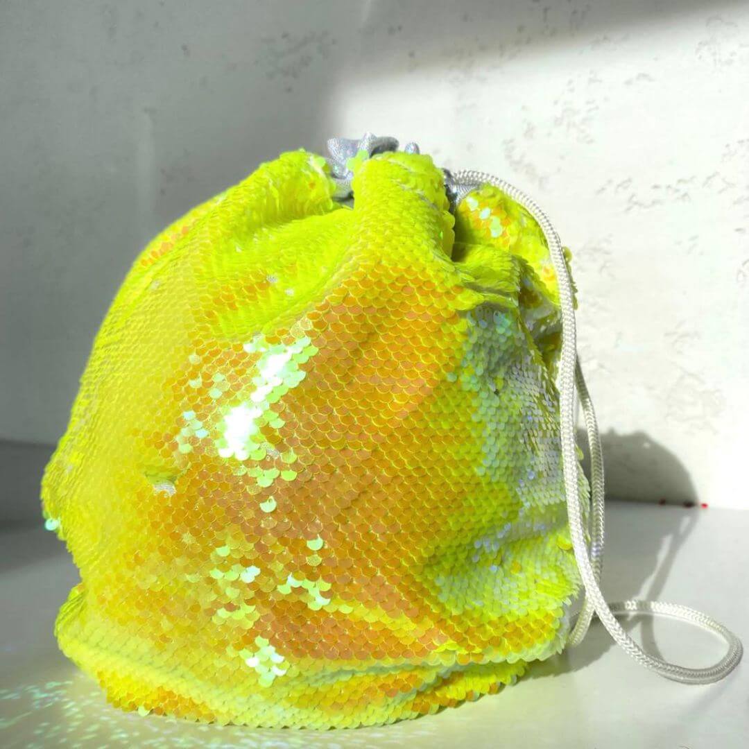 Support à paillettes pour ballon de gymnastique