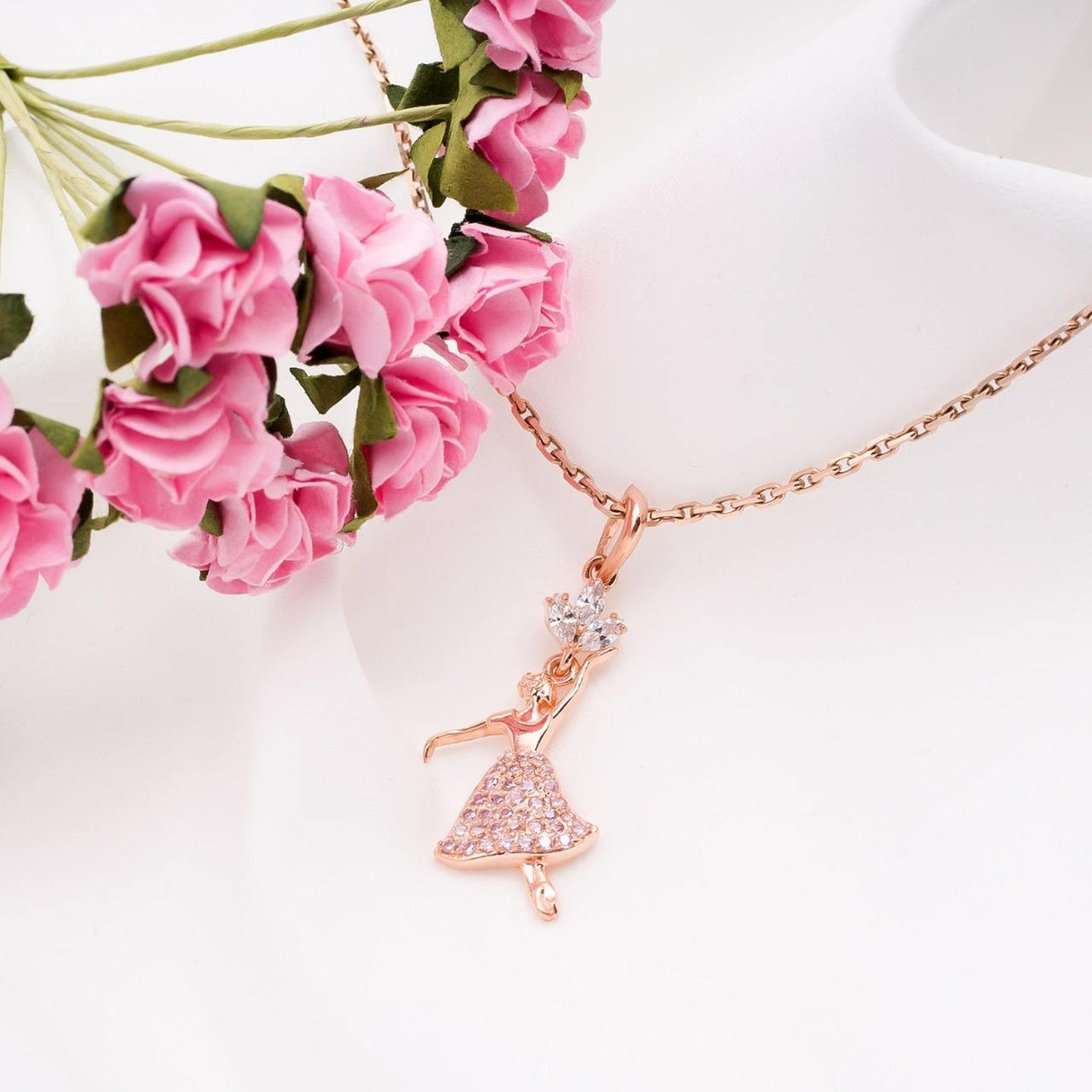 Collier ballerine Prima en argent