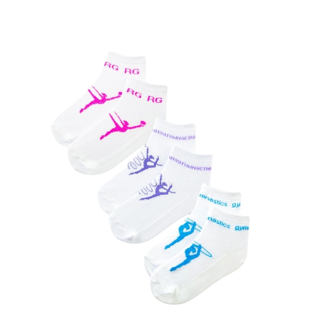 Chaussettes avec imprimé gymnaste