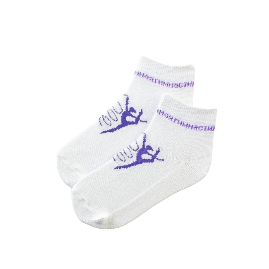 Chaussettes avec imprimé gymnaste