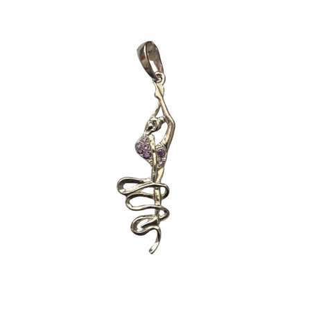 Pendentif en argent « Fille au ruban »