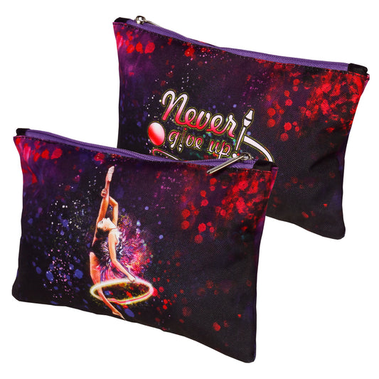 Toiletry Bag with Gymnast Print