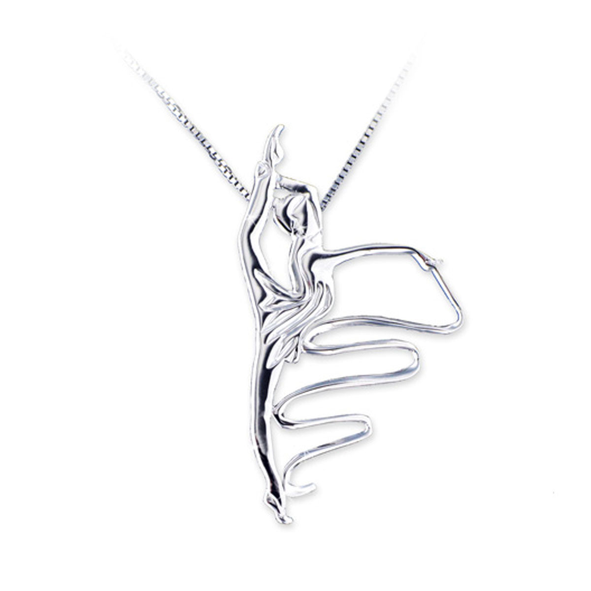 Collier vénitien en argent 925 « Gymnase au ruban »