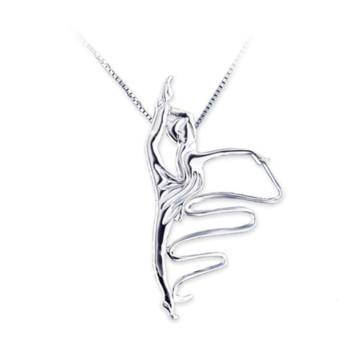 Collier vénitien en argent 925 « Gymnase au ruban »
