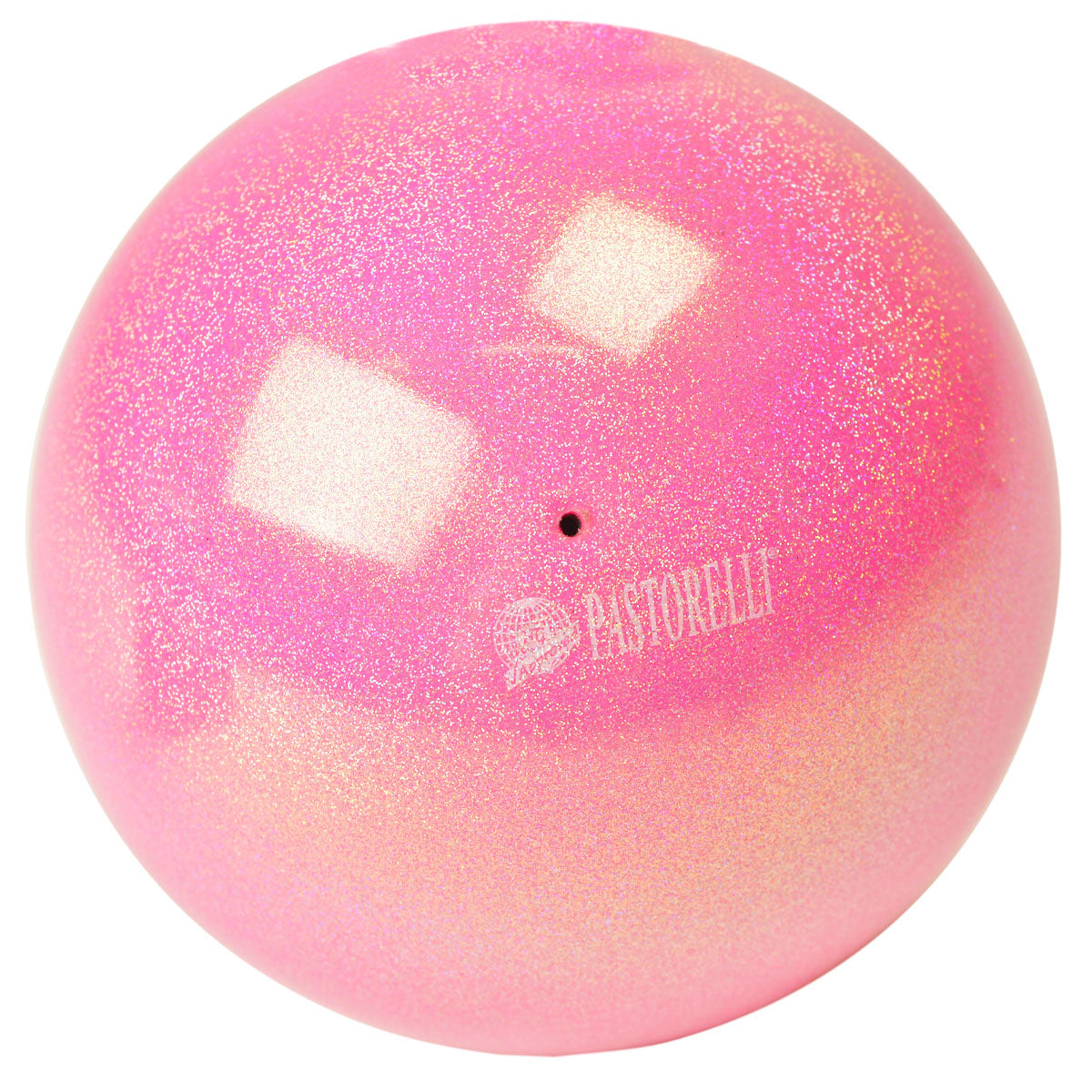 PASTORELLI Glitter Ball 18cm FIG-approved - Fluo Baby Pink